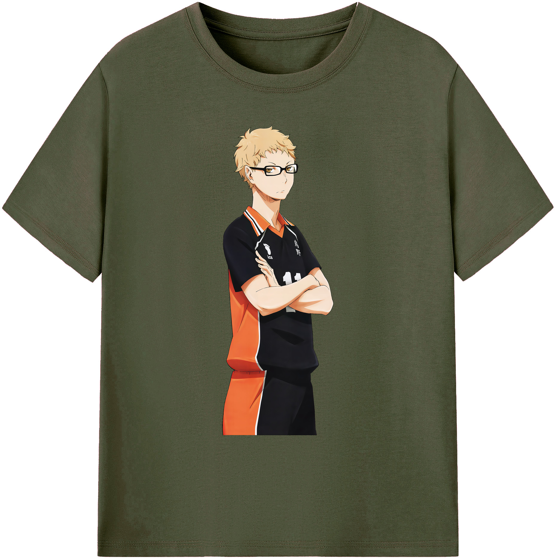 （画像用） ハイキュー!! Haikyu!! 綿100％ メンズ半袖Tシャツ｜肌触りやわらか＆通気性